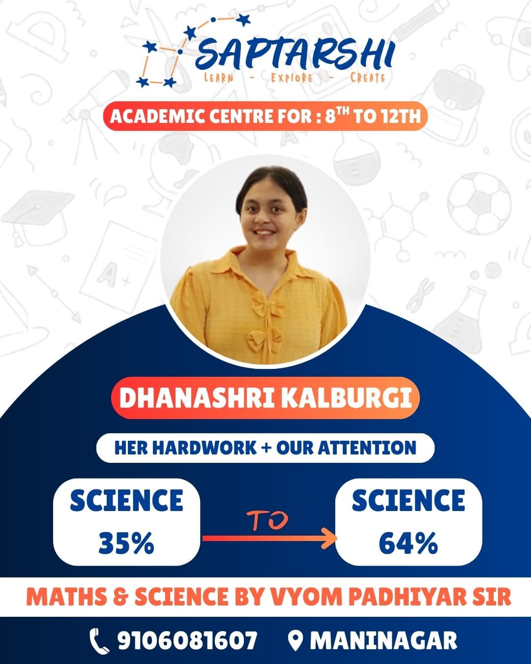 Saptarshi Education student result highlight 6